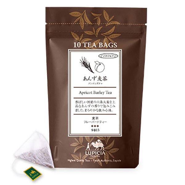 Lupicia Apricot barley tea-pack of 10 tea bags